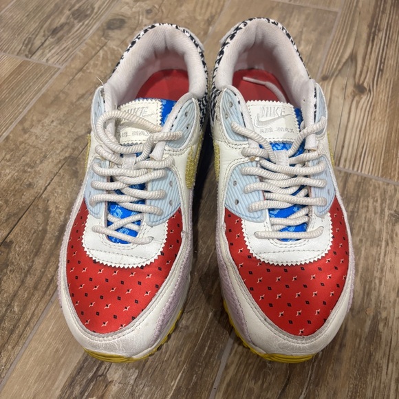 Nike Air Max 90, Patchwork, Size Women’s 7.5 - Picture 8 of 11